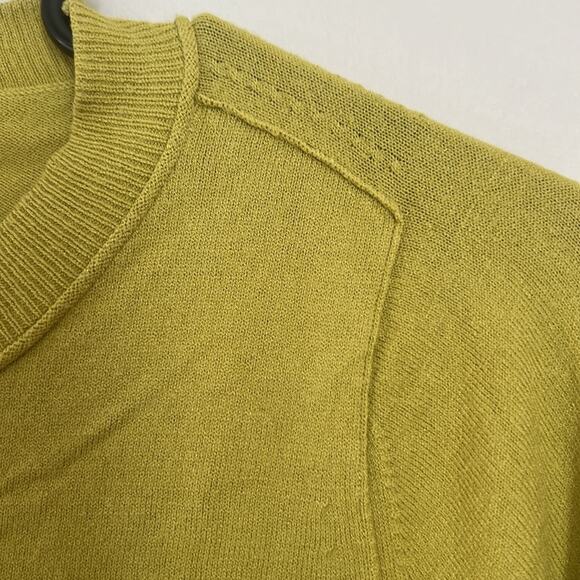 Lafayette 148 New York Pear Colored Pull Over Light Weight Sweater - Picture 3 of 7